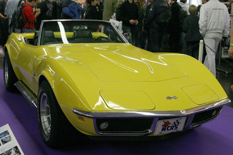 En klassiker og dem var der også mange af - denne Chevrolet Corvette var en af de mange amerikanere der kunne ses.
(Foto: Motorsporten.dk)
